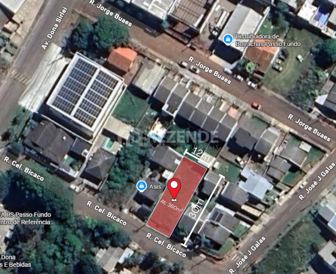 venda terreno 360m2 integracao passo fundo rs rezende imoveis